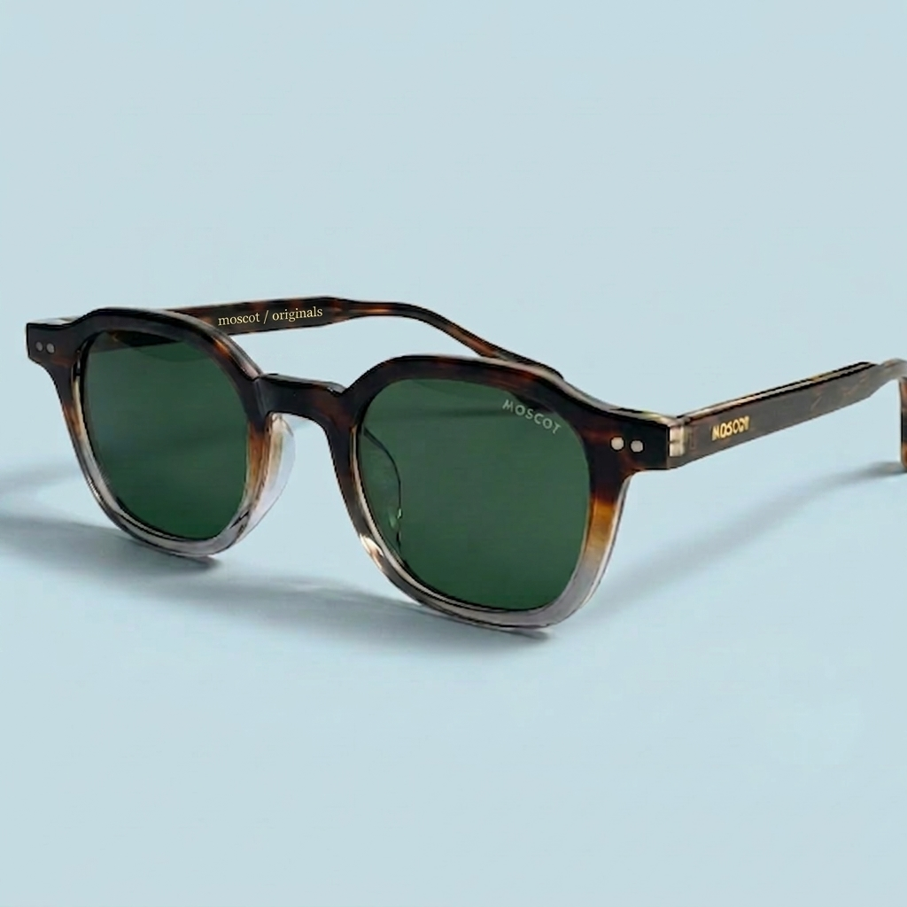 MOSCOT Round — Monture Écaille Dégradé