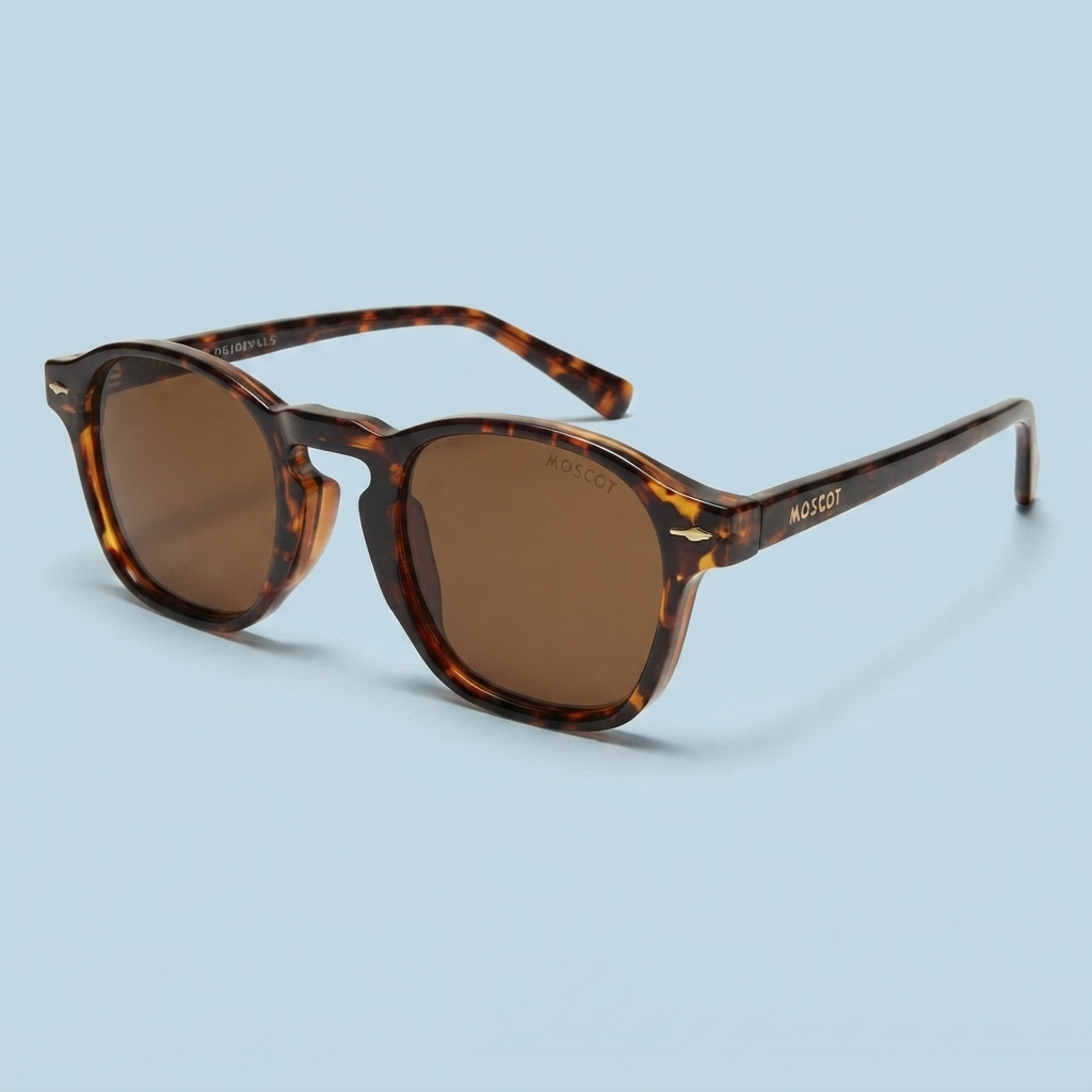 MOSCOT 49 mm – Écaille Marron | Verres Polarisés Marron