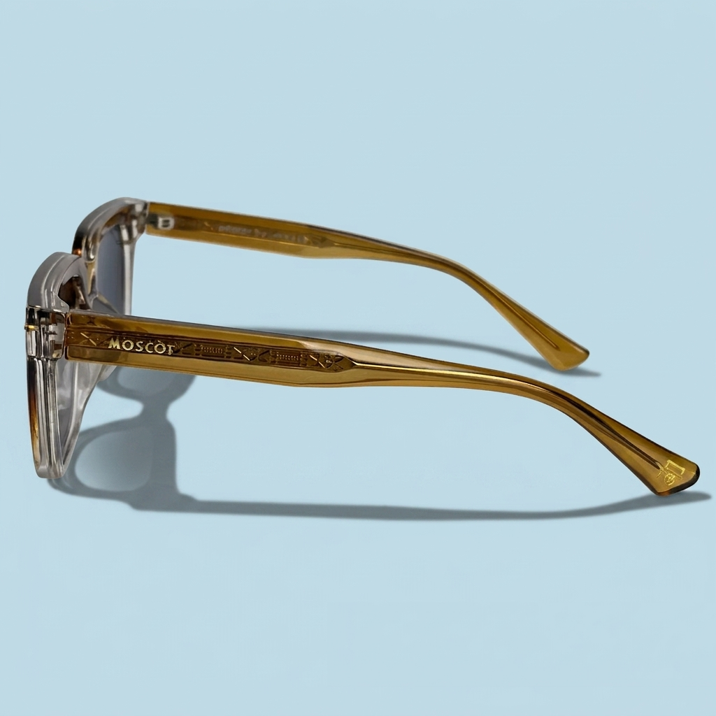 MOSCOT Square Dégradé — Monture Marron Dégradé