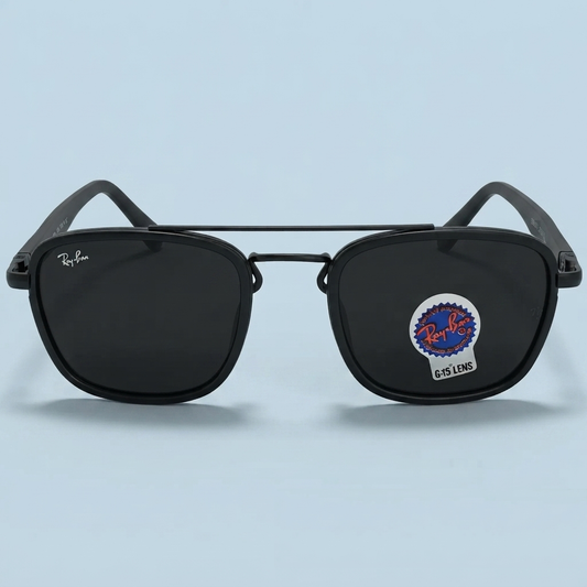 Ray-Ban Square Double Pont — Monture Noire