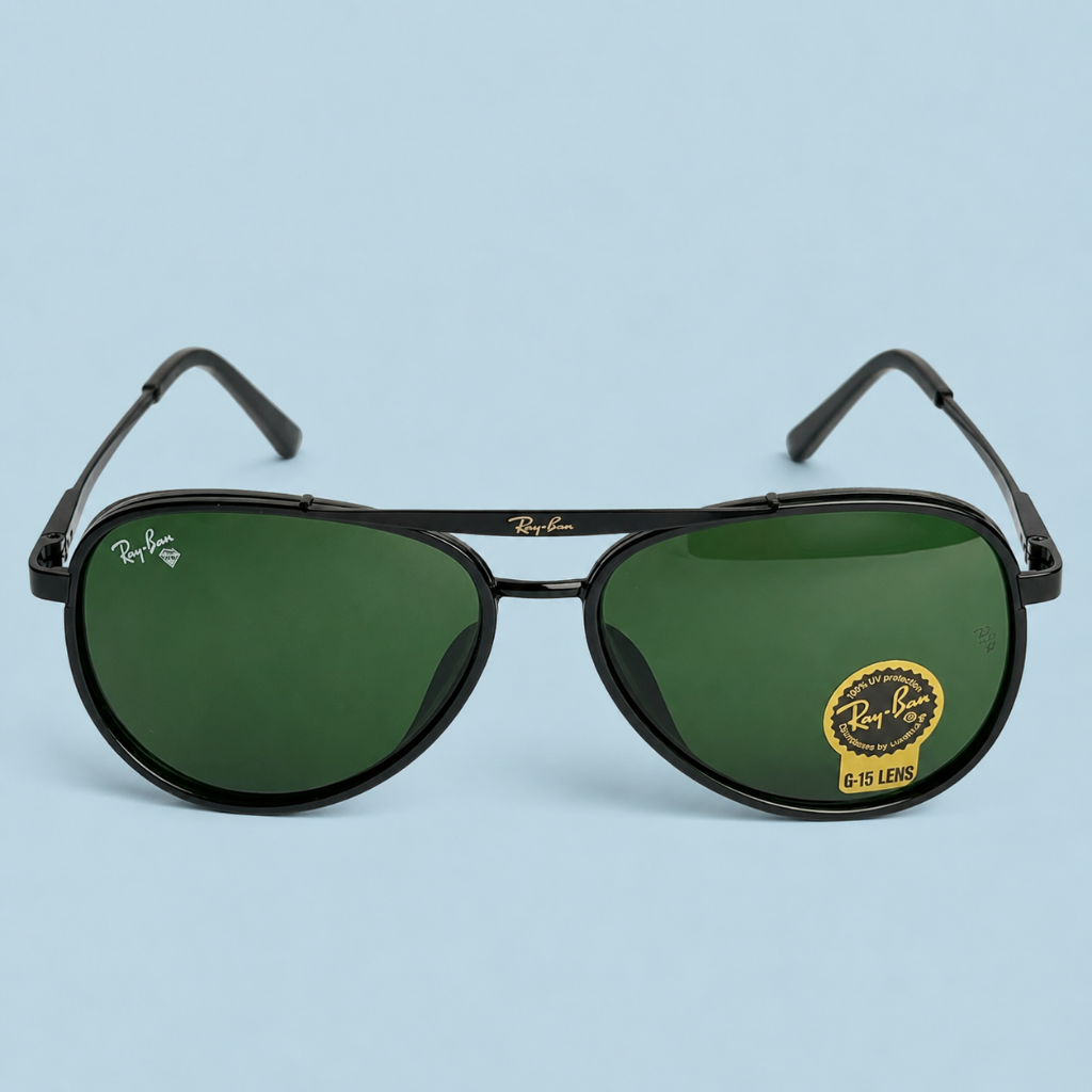 Ray-Ban Aviator Double Pont — Monture Noire