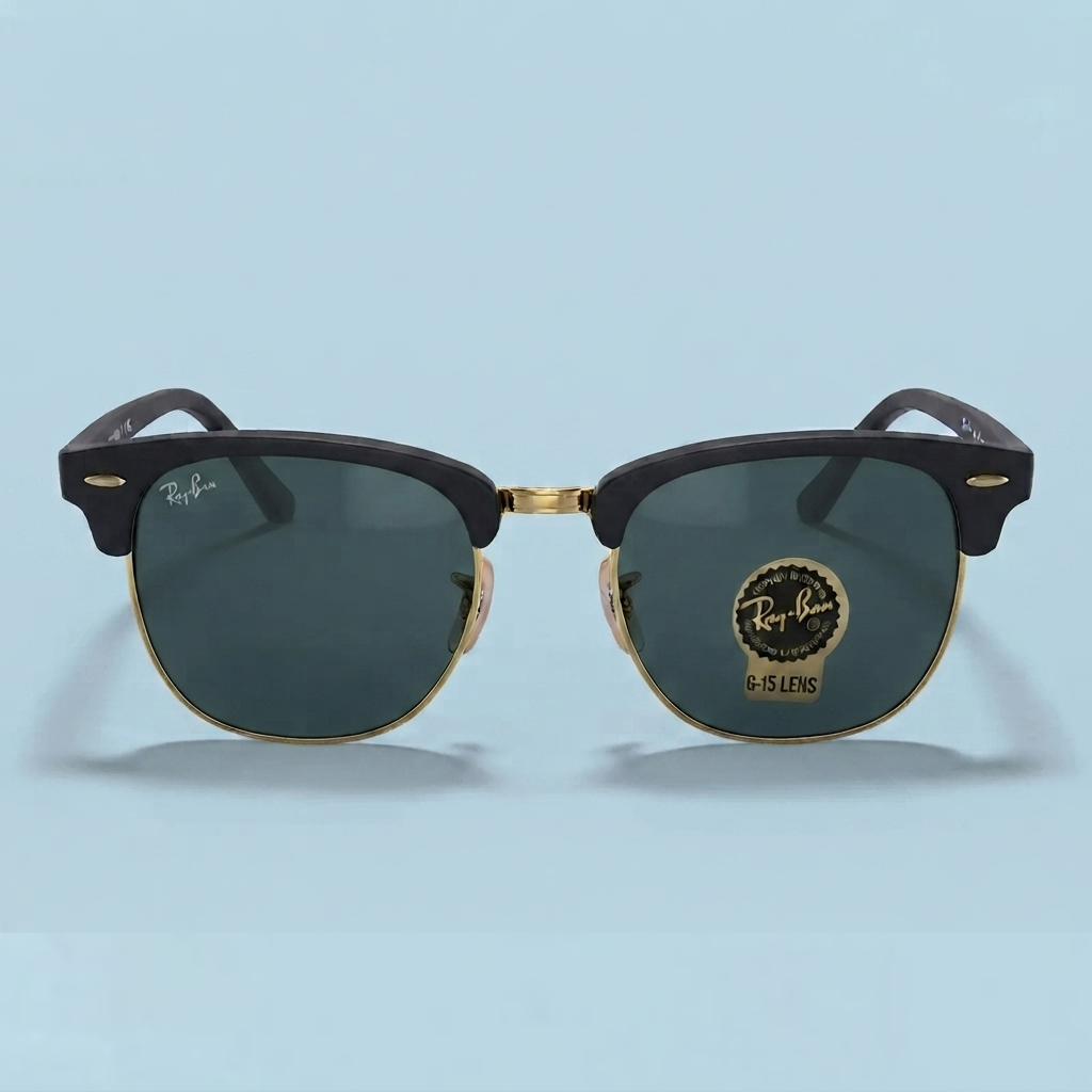 Ray-Ban Clubmaster Noir – Verres Noirs