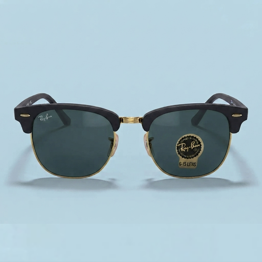 Ray-Ban Clubmaster Noir – Verres Noirs
