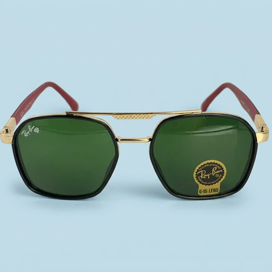 Ray-Ban Aviator Square G-15 — Monture Dorée