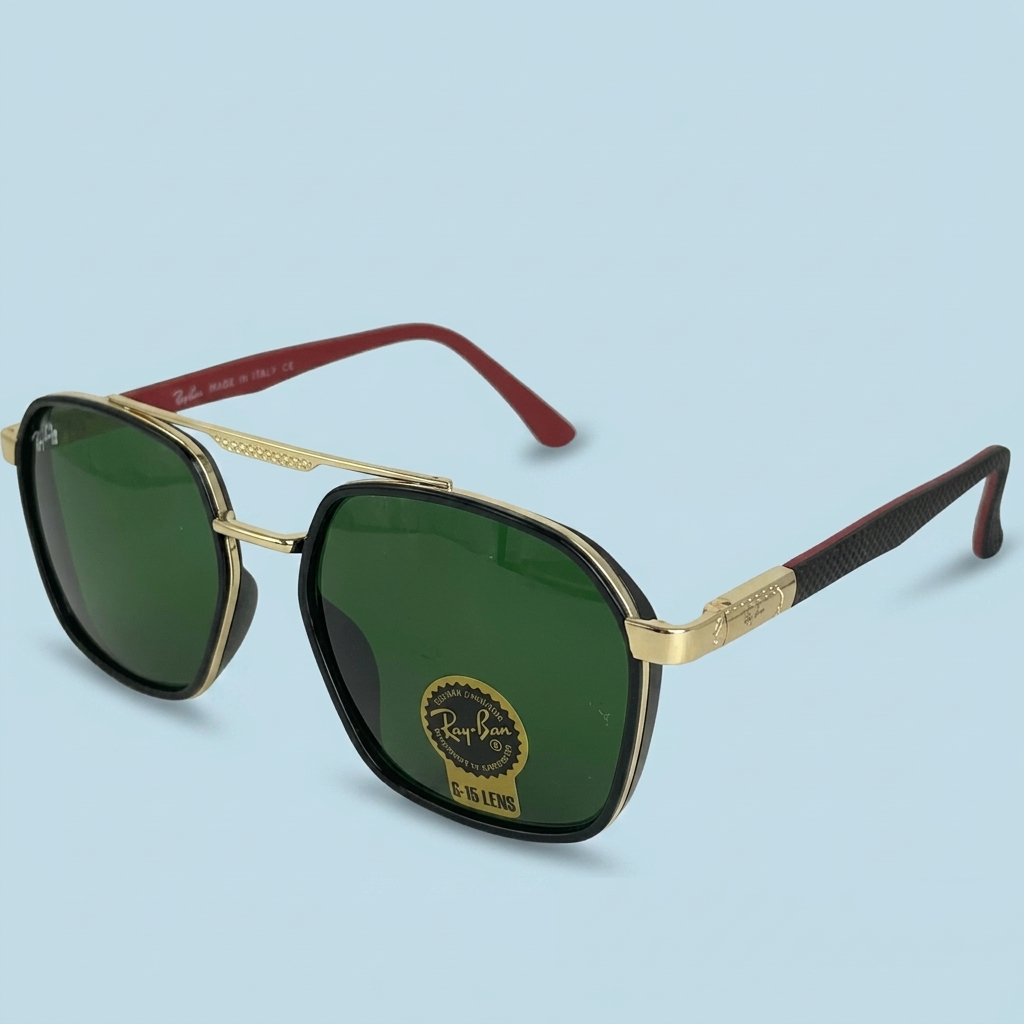 Ray-Ban Aviator Square G-15 — Monture Dorée