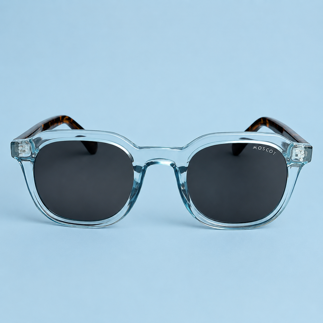 MOSCOT Wayfarer — Monture Bleu Ciel/Écaille